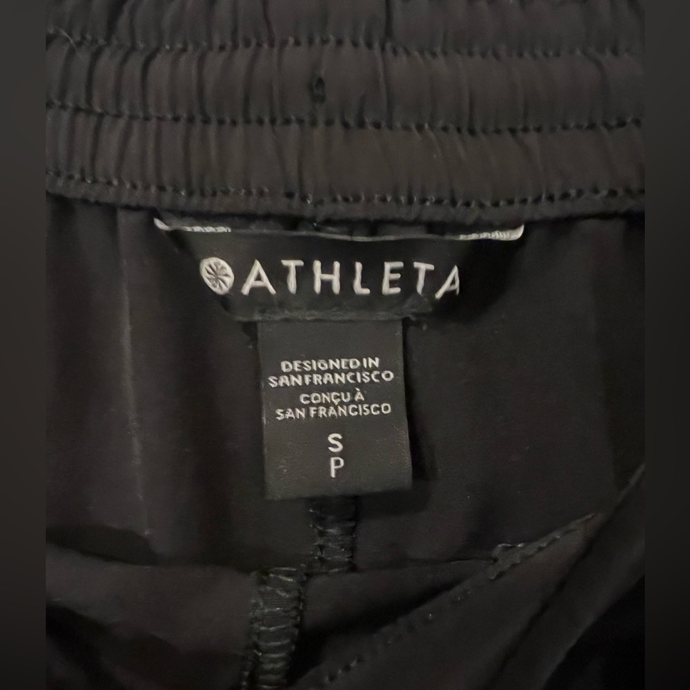Athleta Classic Black Wide Leg Pants - Picture 3 of 4
